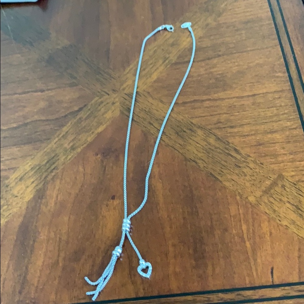 White gold necklace